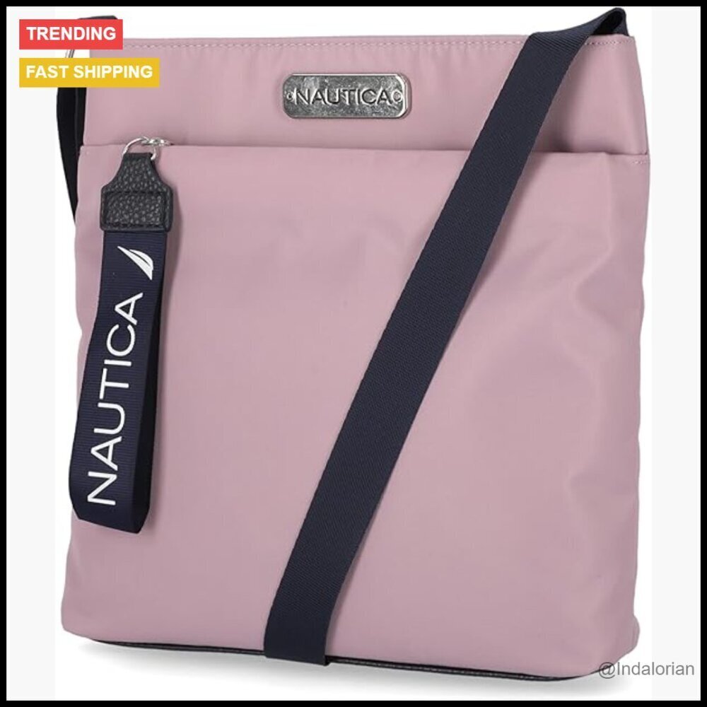 Nylon Crossbody Bag Lightweight Durable Minimal Chic Adjustable Strap Purse